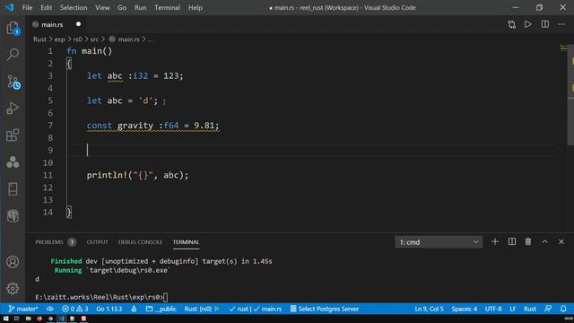 Variables and Constants | Rust Programming | Kovolff смотреть онлайн