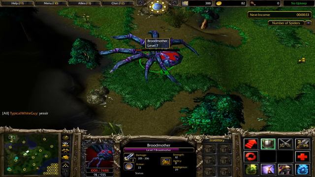 Warcraft 3 TFT - Spiderwar Evolution #2 смотреть онлайн