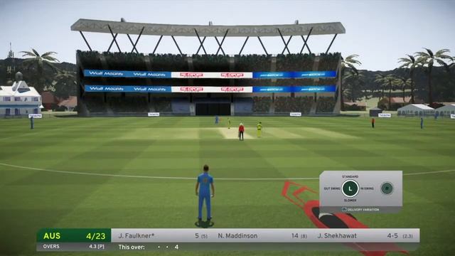 Taking wickets in Don Bradman Cricket 17 смотреть онлайн