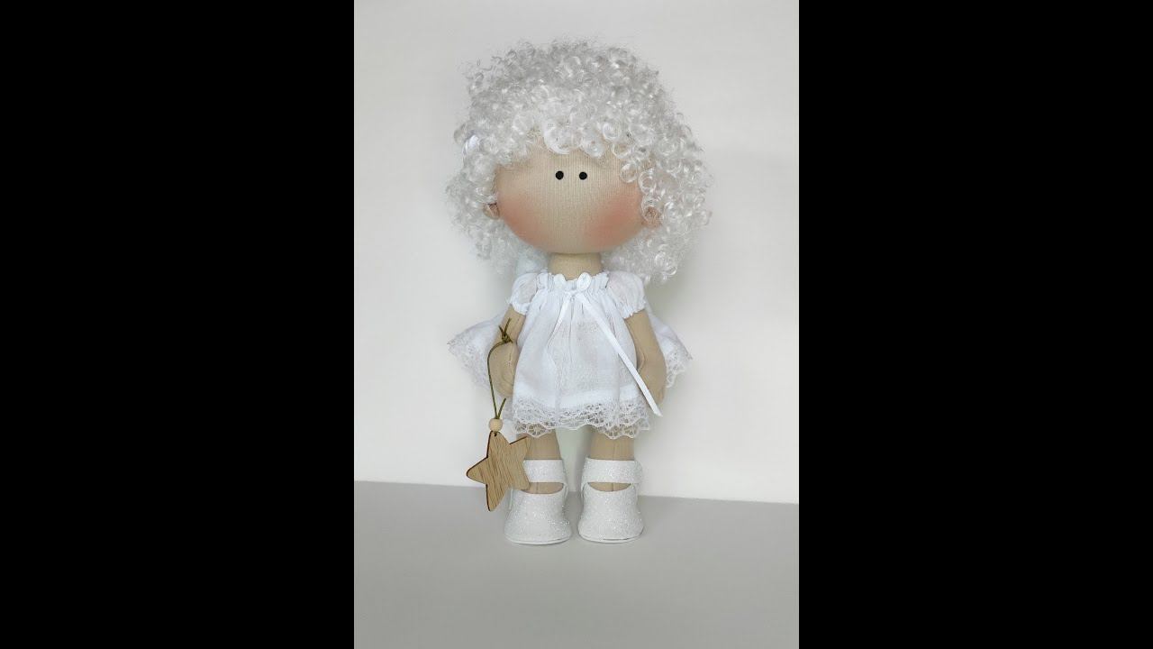 Как сшить интерьерную куклу. Мастер-класс "Текстильная кукла Ангел". смотреть онлайн