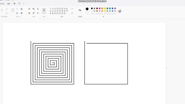 Python VScode Pyautogui ペイントで四角を書いてみた смотреть онлайн