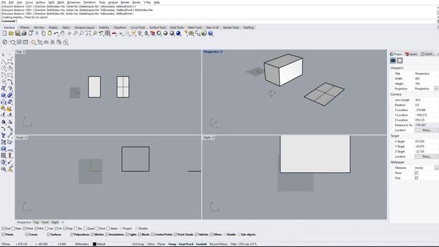 Rhino 6 3D Modeling 1.07 Extrusions смотреть онлайн