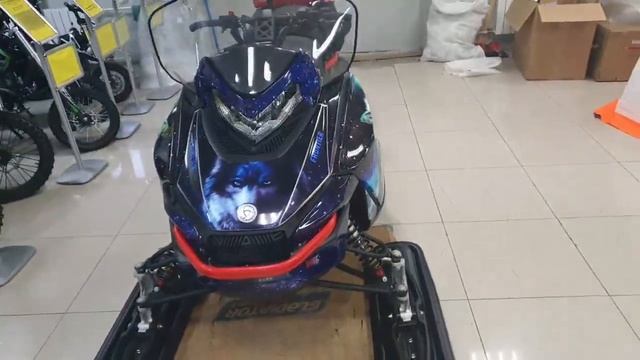 Снегоход "FRONTIER 1000" - оклейка техники бронированной пленкой смотреть онлайн