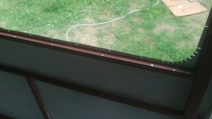 Автодом на прицеп  Окно от газели