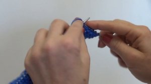 Пинетки на двух спицах для начинающих