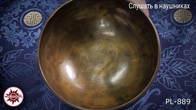 PL 889 Кованая поющая чаша Plain Antique / Поющие чаши обучение / Поющая чаша купить смотреть онлайн
