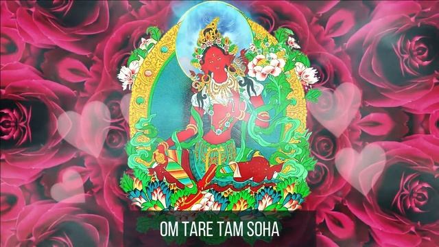 ❤ Red Tara Mantra 108 Repetitions | Om Tare Tam Soha | Subliminal Crush | Manifest Ex Back ❤ смотреть онлайн