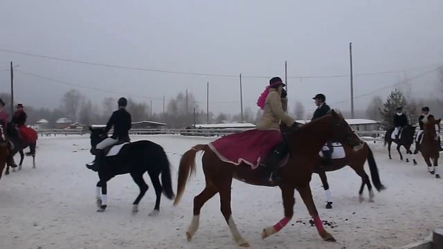 Котильон. 05.01.2013. Конный клуб "Рязанский Табунок". смотреть онлайн