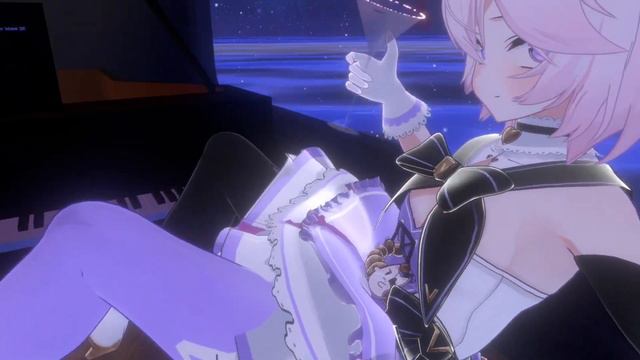 Nyanners Plays On Piano With Her Feet [ New 3D Model ] смотреть онлайн