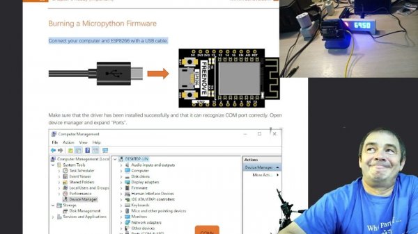 Залил MicroPython в ESP2866 и сделал первые шаги в Thonny 2023 11 20