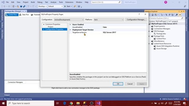 How to create an SSIS Project in Visual Studio 2019 смотреть онлайн