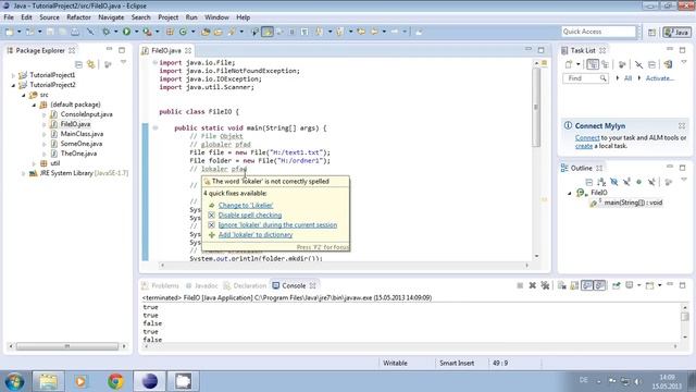 Programmieren Lernen für Anfänger - 15 - File IO Dateien lesen und schreiben - Java Tutorial смотреть онлайн