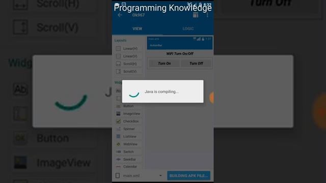Sketchware: Wifi On/Off смотреть онлайн
