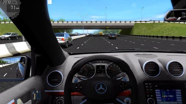 City Car Driving - Mercedes Benz ML63 AMG [1.5.1] [G27] смотреть онлайн