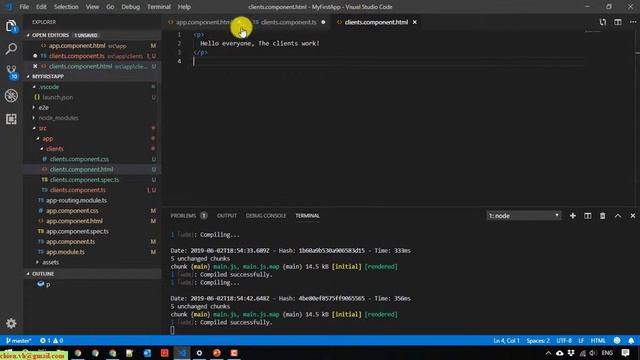 02- Creating new component in Angular 5 смотреть онлайн