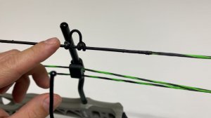 Как привязать D-петлю на блочный лук