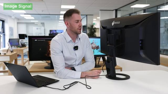 EIZO FlexScan EV3985 Unboxing and Setup Guide смотреть онлайн