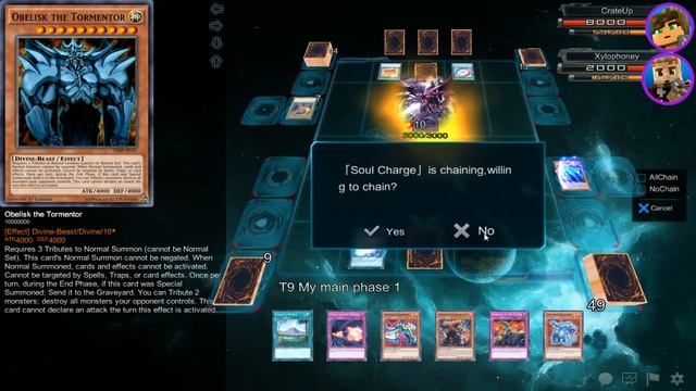 Yugioh VR World #5 - "SLIFER THE SKY DRAGON vs OBELISK!" (Anime Minecraft Roleplay) смотреть онлайн