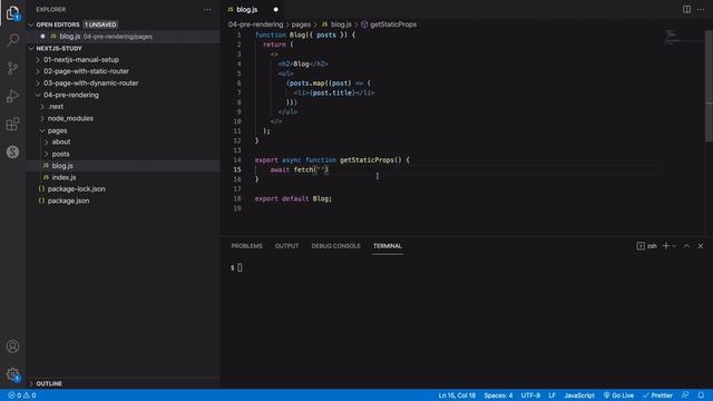 NextJS - #06 - Geração estática com dados externos | Rota estática смотреть онлайн