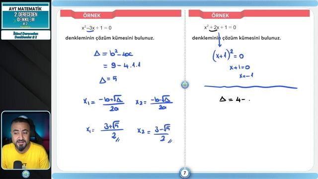 2. Dereceden Denklemler 2 | AYT MATEMATİK KAMPI 31.Gün | Rehber Matematik