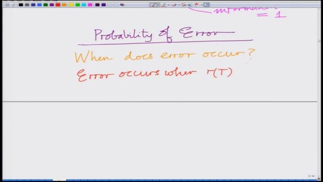 Lec 10 | Principles of Communication-II | Probability of Error -II | IIT Kanpur смотреть онлайн