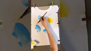 Мастер-класс по рисованию «Одуванчик на  футболке в акварельной технике» АКРИЛ ДЛЯ ТКАНИ DECOLA