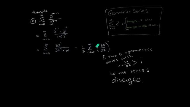 Calc II: 17 - Three Series Tests: Telescoping, Geometric, Integral Test смотреть онлайн