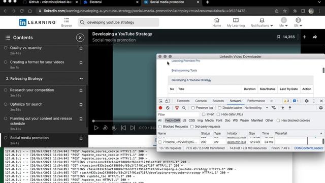 LinkedIn Learning Video Downloader - 7. Downloading Course Video part1 смотреть онлайн