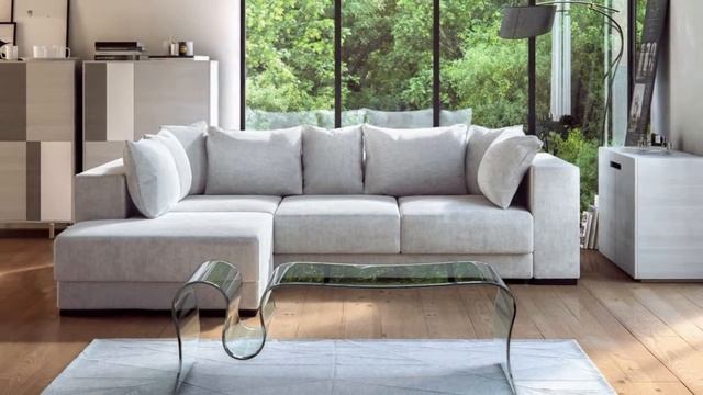 Угловой диван в интерьере гостиной смотреть онлайн