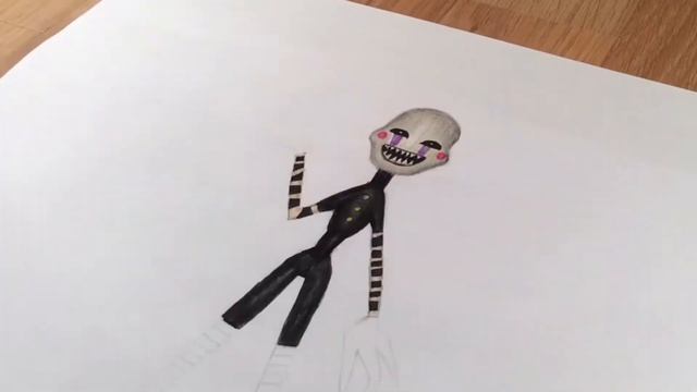 Рисую Марионетку из Five Nights at Freddy | Drawing Marionette Five Nights at Freddy смотреть онлайн