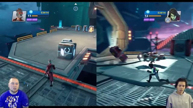 Disney Infinity 2.0 Marvel Super Heroes: CO-OP Gameplay Walkthrough part 5 GUARDIANS OF THE GALAXY смотреть онлайн