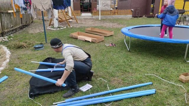 Батут Jump 305, сборка. смотреть онлайн