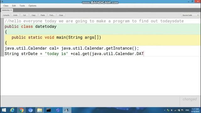 JAVA PROGRAM TO DISPLAY CURRENT DATE | HOW TO WRITE A PROGRAM IN JAVA TO DISPLAY TODAY'S DATE смотреть онлайн