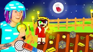 ПОЧЕМУ МОЯ ФЕРМА ЗОЛОТА СТАЛА НАРИСОВАННОЙ В МАЙНКРАФТ