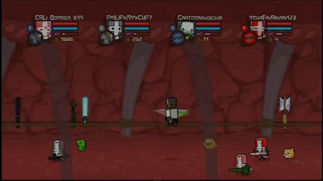 Castle Crashers w/Cartoondudedub an Friends Ep: 1 GOLDEN WHALE!!! смотреть онлайн