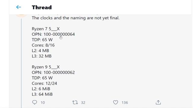 AMD Ryzen 5900 And 5800 New CPU Specs and Leaks out смотреть онлайн