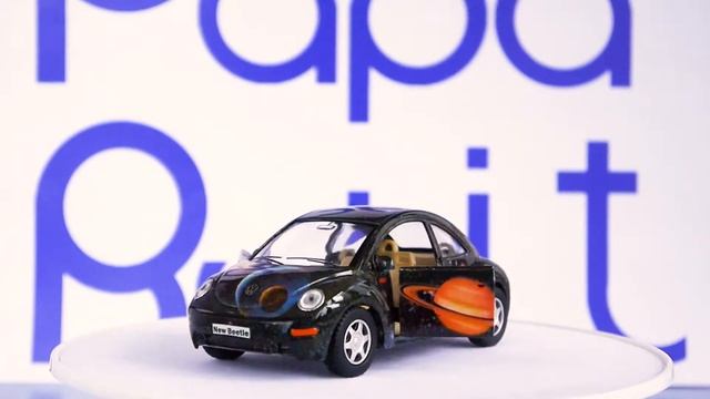 Жук космос обзор New Beetle Cosmos машинка Kinsmart Volkswagen смотреть онлайн