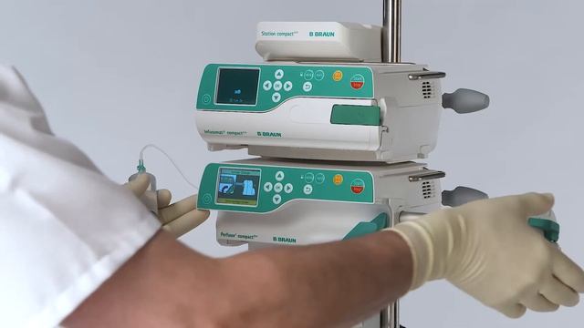 B. Braun Perfusor® Compactplus: Stop perfuzie, Oprire pompa смотреть онлайн