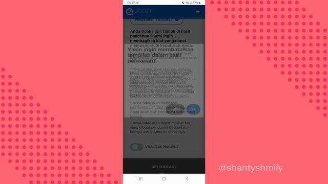CARA MENGHAPUS AKUN GET CONTACT AGAR TIDAK TERLIHAT ORANG LAIN смотреть онлайн