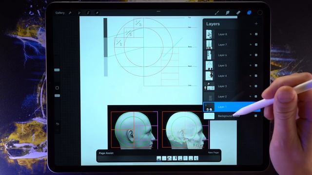 Procreate App Tutorial: PDF Support and Page assist смотреть онлайн