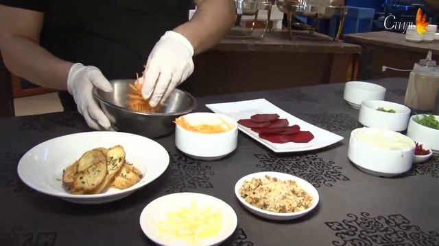 Зал торжеств Мускат в Ришон ле Ционе. Рецепт салата от шеф повара.