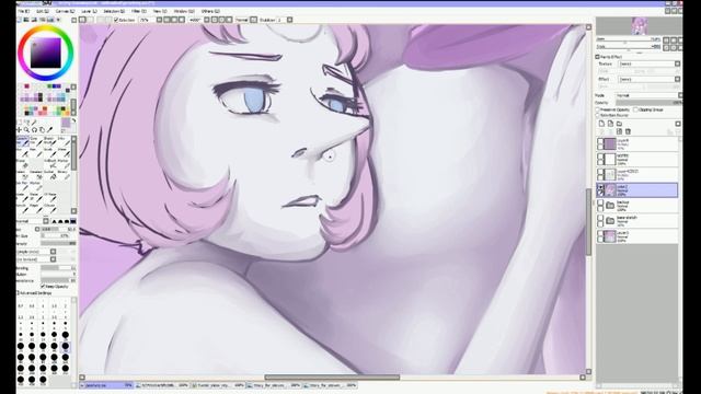 Do it for her - Steven Universe fanart | Paint tool Sai speed paint смотреть онлайн