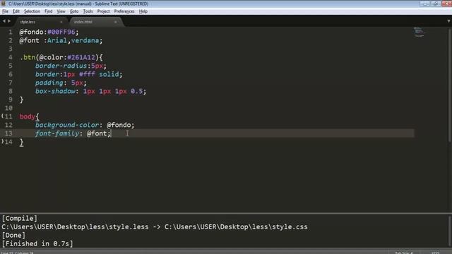 Tutorial LESS variables,mixins,functions css3 смотреть онлайн