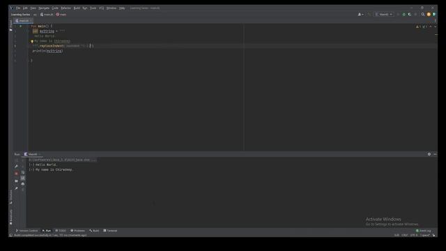 String interpolation and usage of triple quotes in Kotlin | Kotlin Tutorial for Beginners смотреть онлайн