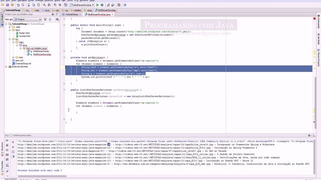 Capturando conteúdo HTML com JSoup - Vídeo Aula - Parte II смотреть онлайн