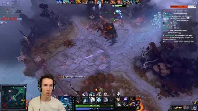 GRUBBY's Daring Lich MID Pos 2 - A To Z - Lich - Dota 2