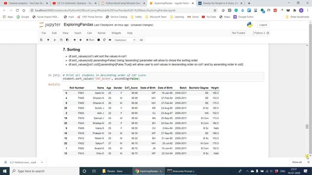 13.7 Sorting смотреть онлайн