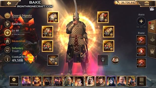 Iron Throne - Best Runes for Guard Captain and Attacking смотреть онлайн