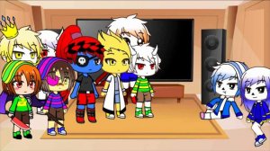 Новый год с Андертейлом и АУ+реакция андертейл на меме про АУ