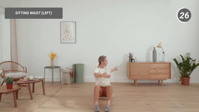 15 MIN - PILATE ROUTINE - BALANCE BOARD 500 смотреть онлайн